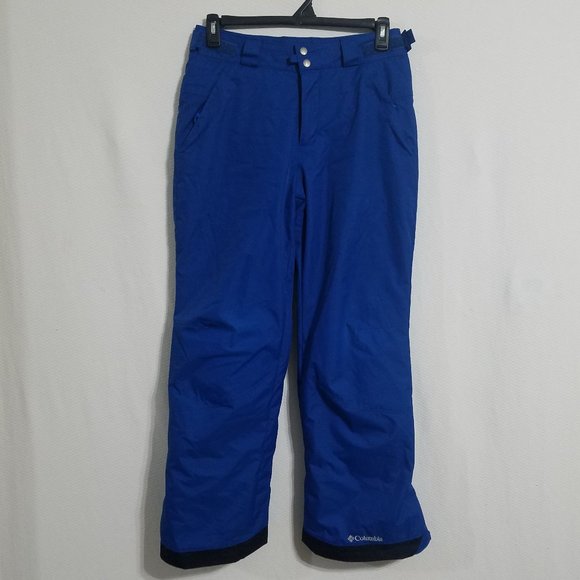 Columbia Mens Small Blue Winter Ski Snow Pants Snowboard Waterproof Insulated S